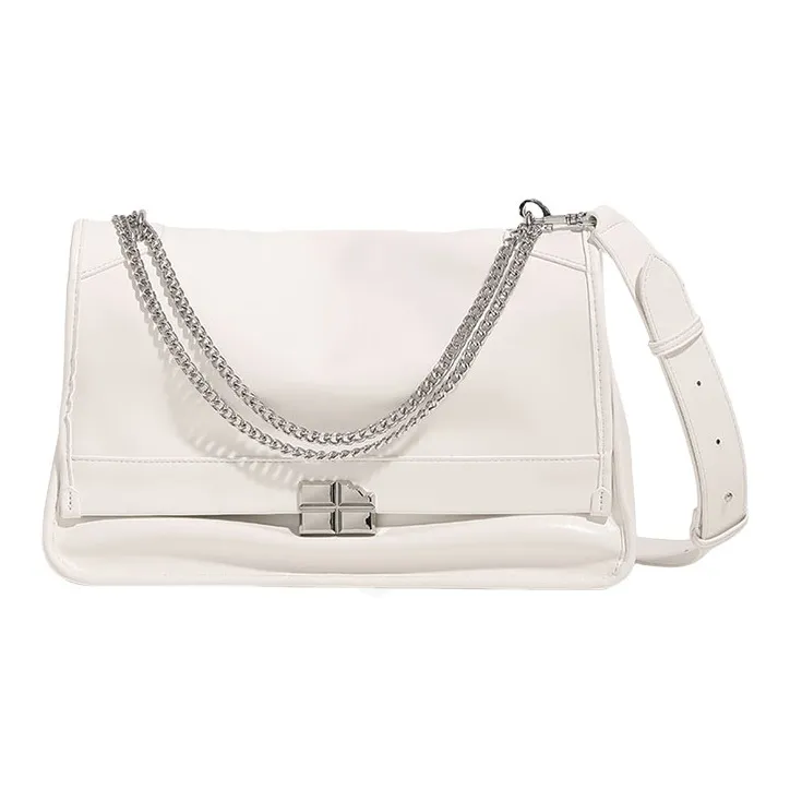 TTaG．baG Artificial Leather Tote Bag Handbag Crossbody Bag Shoulder Bag Regular Women's Black/White/Brown/Burgundy-4