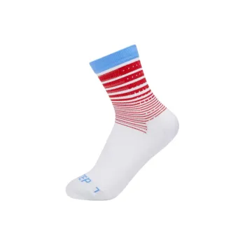 XTEP Mid Calf Socks Women's 1 Pack White Blue