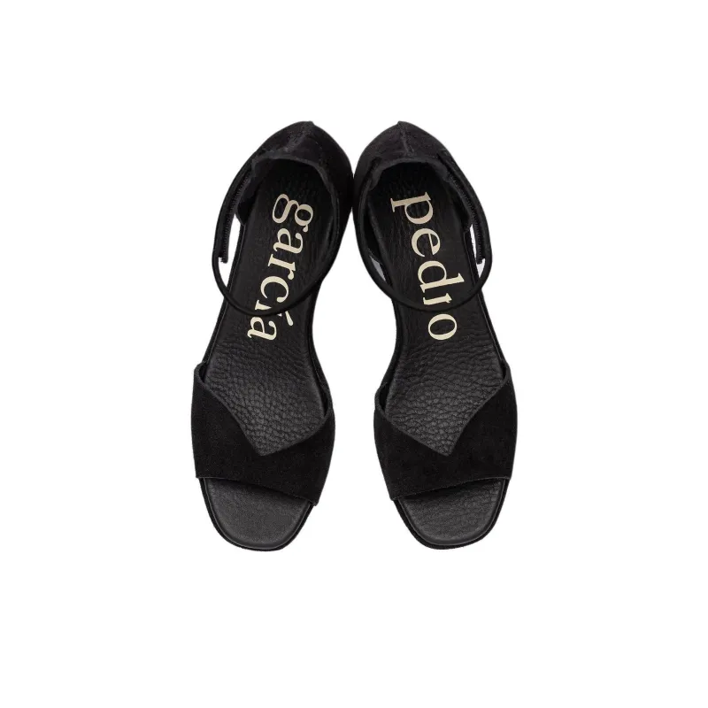 Pedro García Felyn Strap Sandals 6cm Women's Black-4