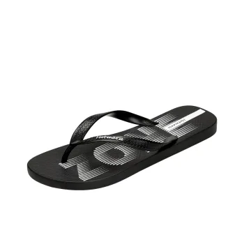 HOTMARZZ Slip-Resistant Flip Flops Men's Black