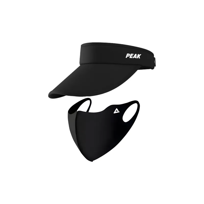 PEAK Double Layer Polyester PVC Sun Protection Hats Unisex Black, Dark Gray-9