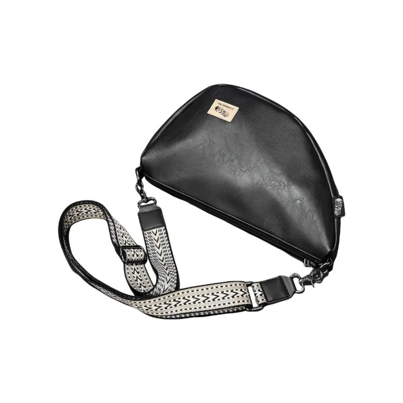 CMLZIUA PU Crossbody Bag Regular Unisex Black-4