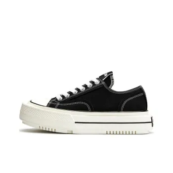 CHOCO CONCERT Low Top Canvas Shoes Unisex Black