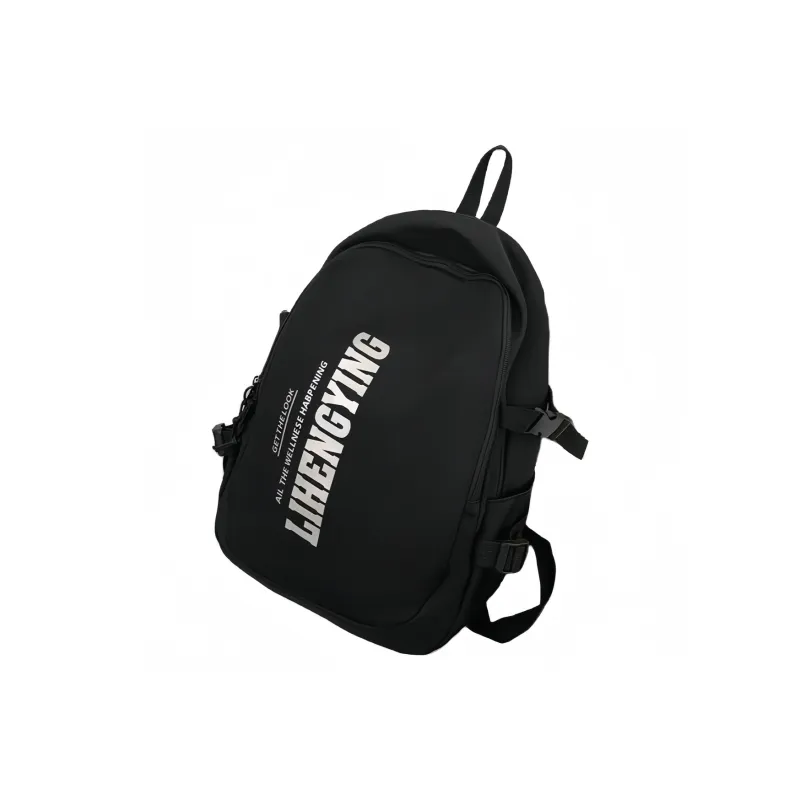 HCXK Nylon Backpack Unisex Black/Gray/Blue/Purple/Orange-0
