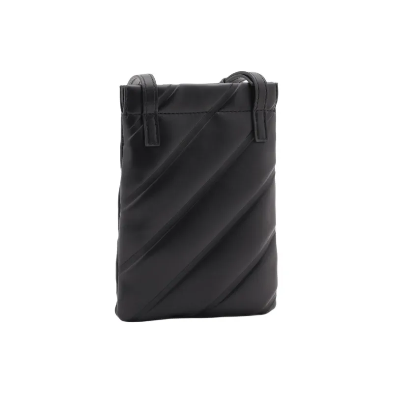 CALVIN KLEIN Polyurethane Cell Phone Pouch, Shoulder Bag, Crossbody Bag Women's Black-2