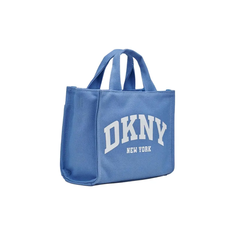 DKNY 100% Cotton Shoulder Bag Crossbody Bag Handbag Women's Blue-1