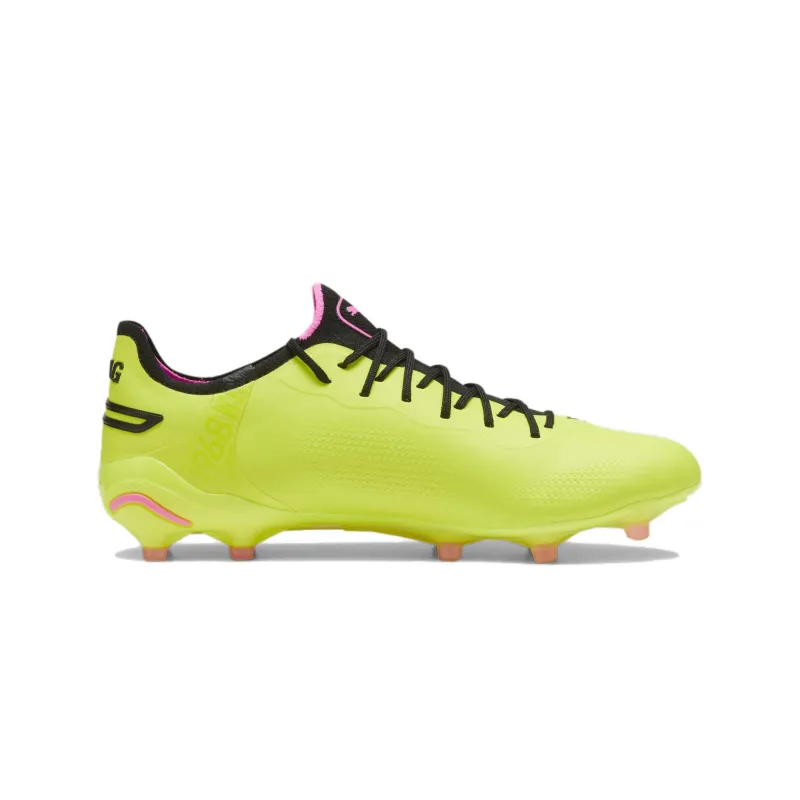 PUMA King Ultimate FG/AG Cleats 'Solar Yellow Black'-1