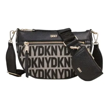 DKNY Polyester Shoulder Bag Crossbody Bag Women's Black