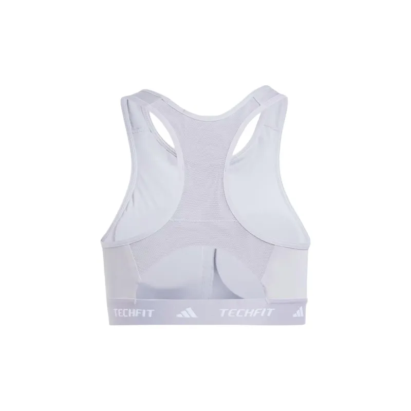 Adidas Free Shipping With AdiClub Techfit Medium-Support High-Neck Bra-1