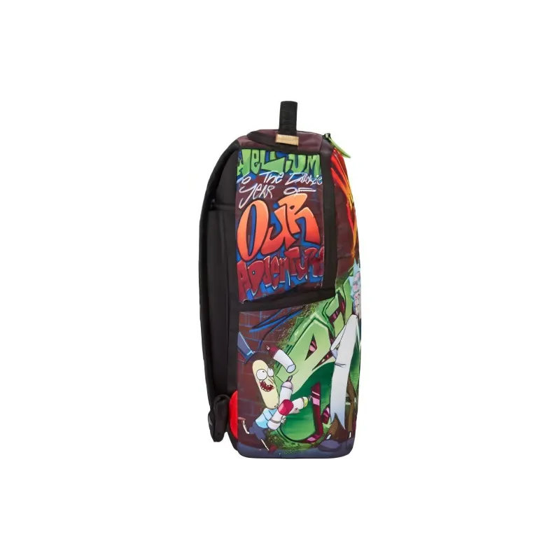 SPRAYGROUND Rick & Morty Collaboration Polyester Laptop Bag Backpack Tubas Unisex Multicolor-3