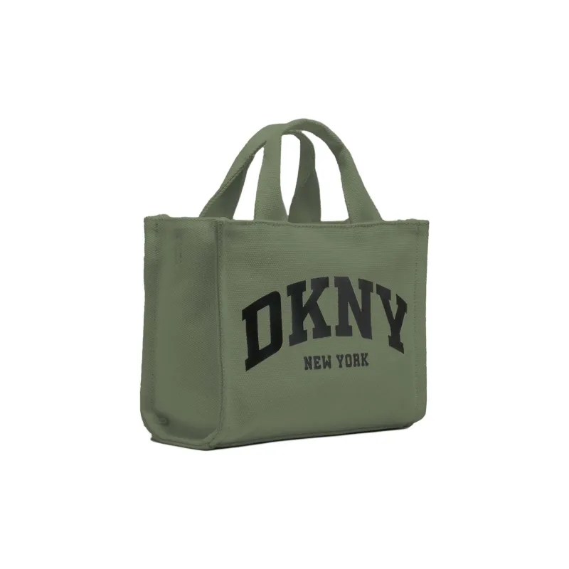 DKNY 100% Cotton Shoulder Bag Crossbody Bag Handbag Women's Green-1