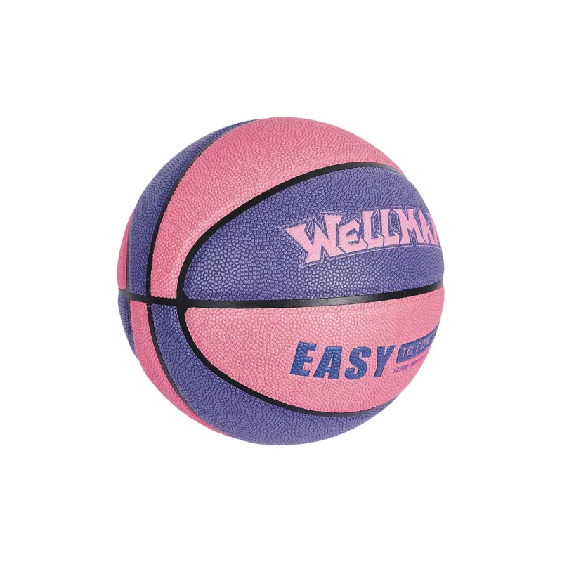 WELLman PU Basketball Pink Purple Size 7 Training Unisex-2