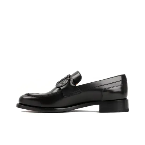 René Caovilla Morgana 40mm Leather Loafers