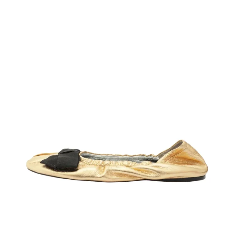 Schutz Suzanne Casual Single Shoes Women's Gold-0