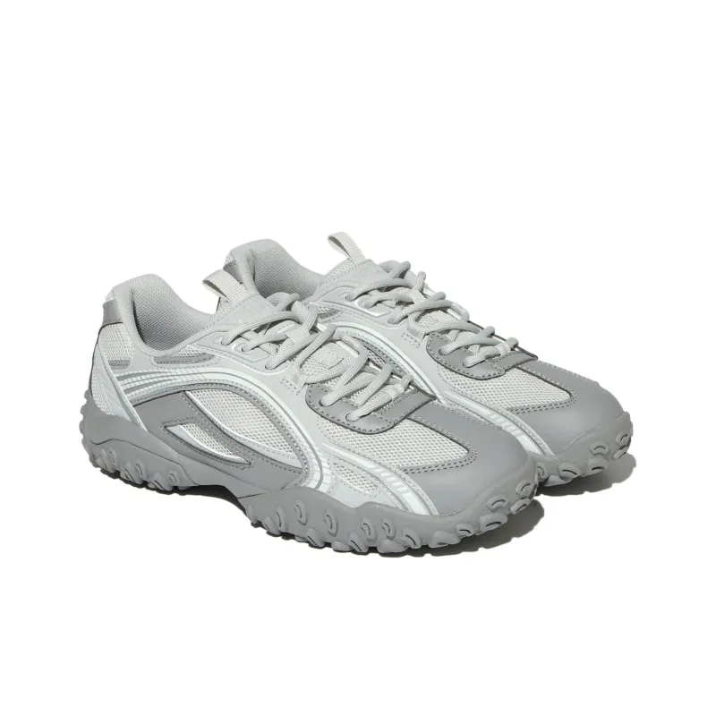 FILA Eschape Cushioning, Wear Resistant Low Top Running Shoes Unisex Gray White-2