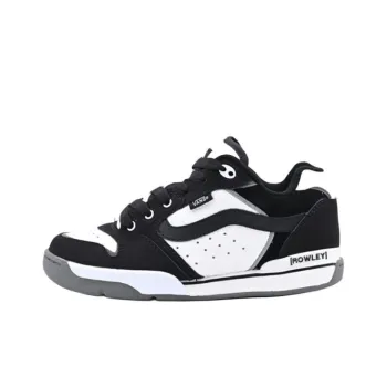 Vans Rowley Anti-Slip Wear-Resistant Low-Top Casual Shoes Unisex Black White