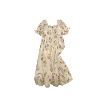 Ta Yan Nightgown Women's Apricot