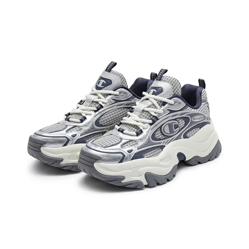 Champion Nebula Layered Low Top Chunky Sneakers Men's Dark Silver-2