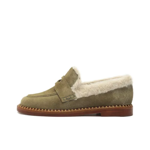 Schutz Christie Loafers Women's Olive Green