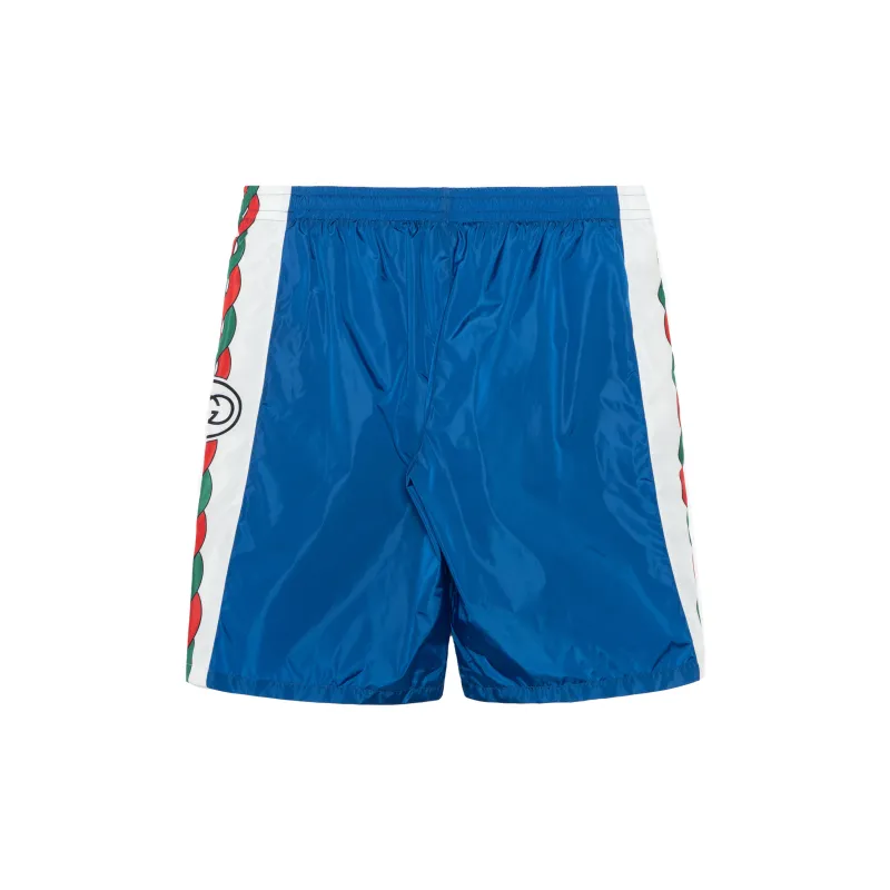 GUCCI Interlocking G Print Waterproof Nylon Shorts-1