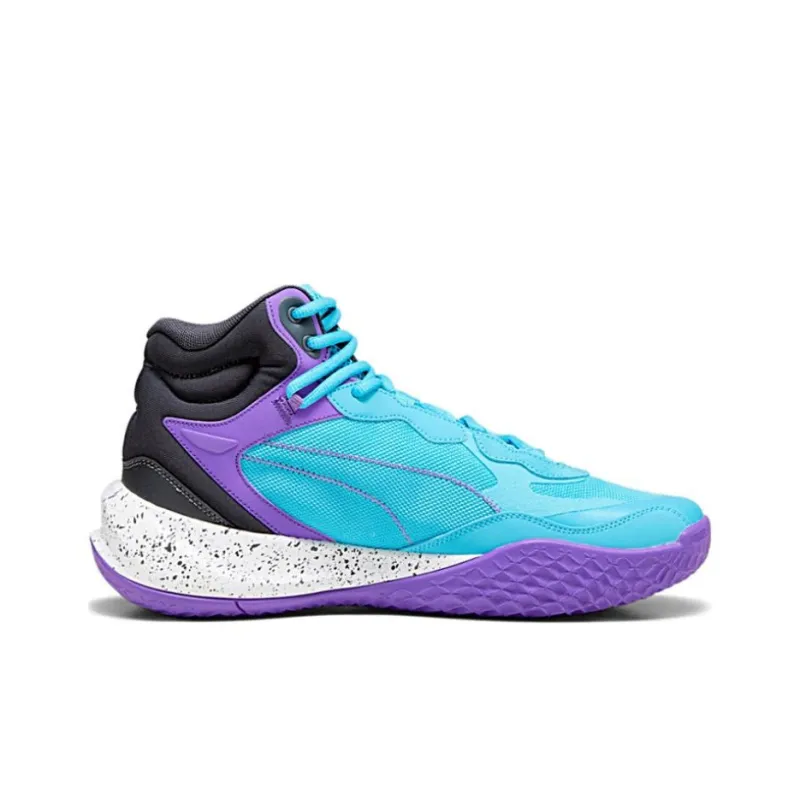 PUMA Playmaker Pro Mid 'Purple Glimmer Bright Aqua'-1