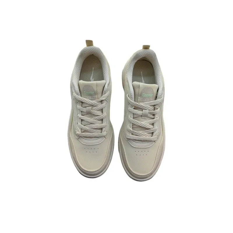 Erke Slip Resistant, Lightweight, And Breathable Low Top Skateboard Shoes Women's Warm Linen-3