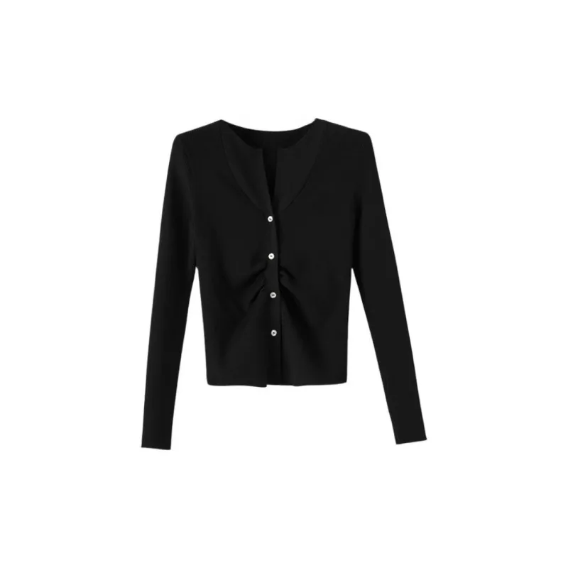 Late White Knitwear Women's Black-1