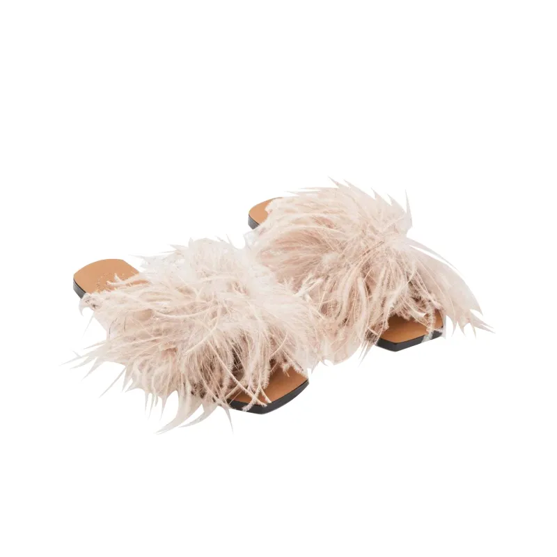 ATP Atelier Slip-Resistant Slide Slippers Women's Beige-3