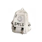 White Smiling Monster Pattern, Charm Not Included
