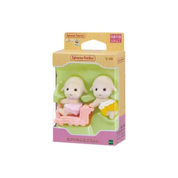 Sylvanian Families Sheep Twins Dolls Plush Doll Small Size Tall
