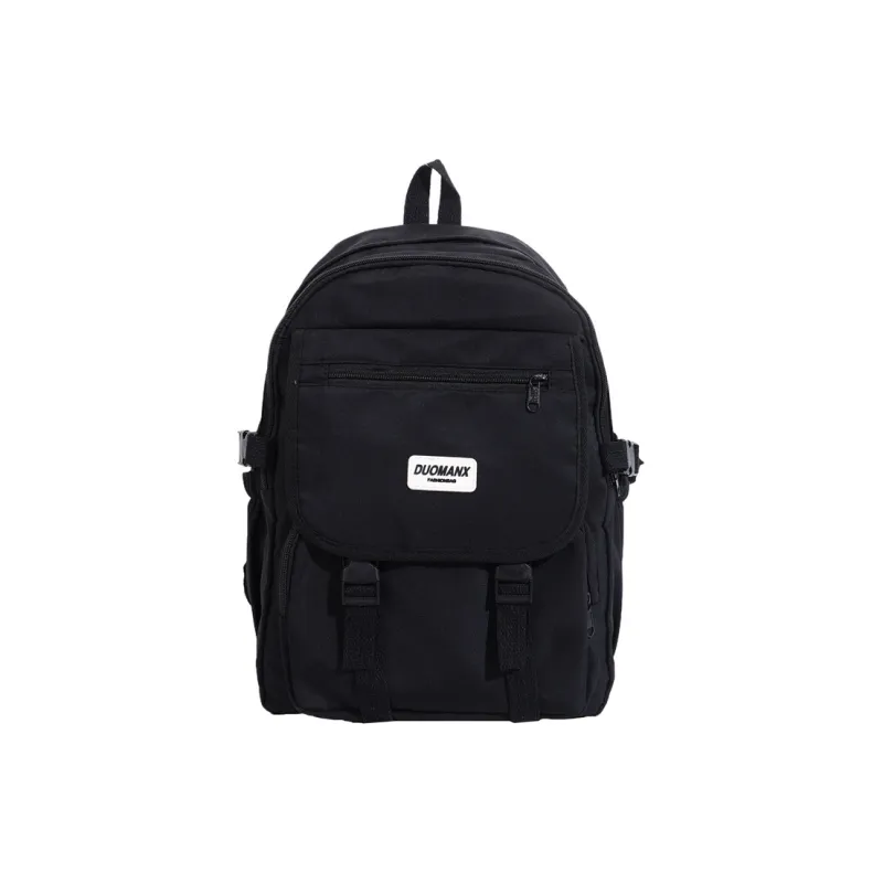 GEERDUN Nylon Backpack Unisex Black/Yellow/Khaki/Brown/Blue-0