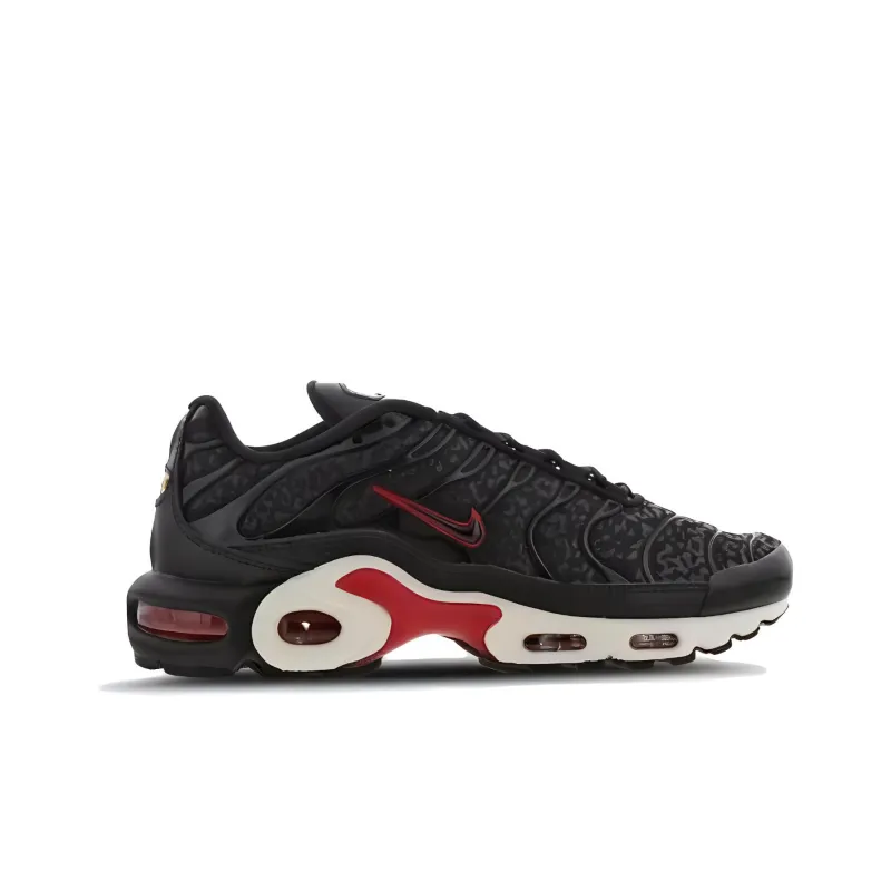 Nike Air Max Plus Premium Black Red Leopard Women's-1