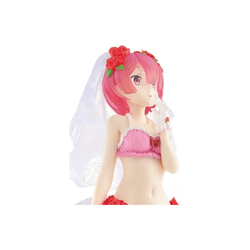 BANPRESTO Ram Glass Factory Re0 Zero − Starting Life In Another World, Wedding Dress Scale Figures-1