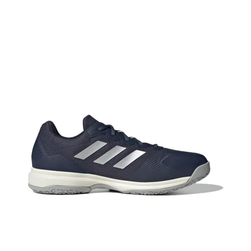 Adidas GAMECOURT 2 Cushioning Anti-Slip And Wear-Resistant Low-Top Tennis Shoes Unisex Blue-1