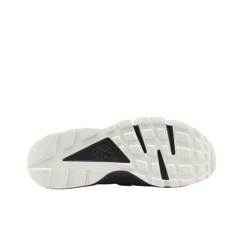 Nike Air Huarache Run Prm Black Black Sail-4