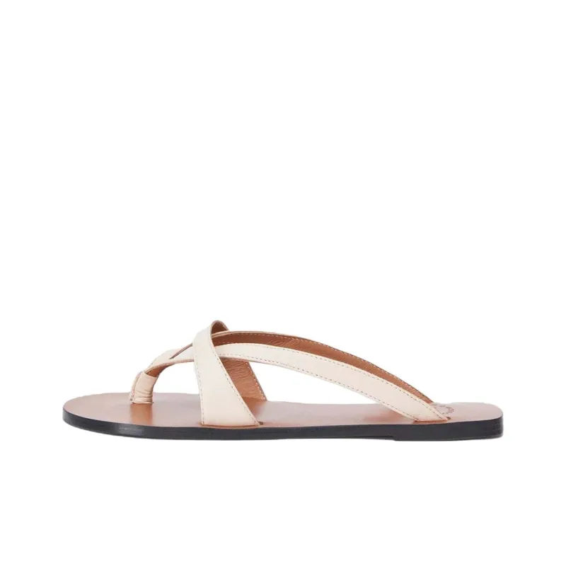 ATP Atelier Flip Flops Women's Beige-0