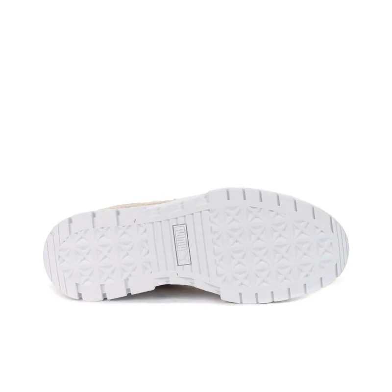 PUMA Mayze Slip Resistant Height Increasing Low Top Skateboard Shoes Women's White-3