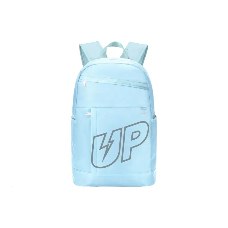 TURN UP Polyester Students Backpack Regular Unisex Light Blue-0