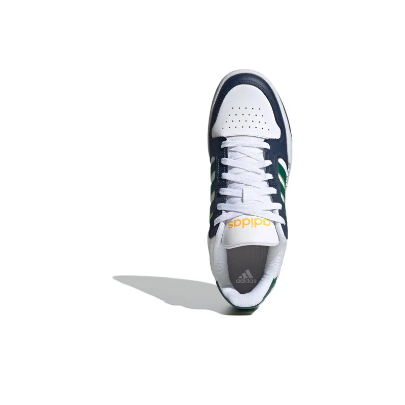 Adidas Neo Entrap Anti Slip And Wear Resistant Lightweight Low Top Skateboard Shoes Unisex White Green Blue-2