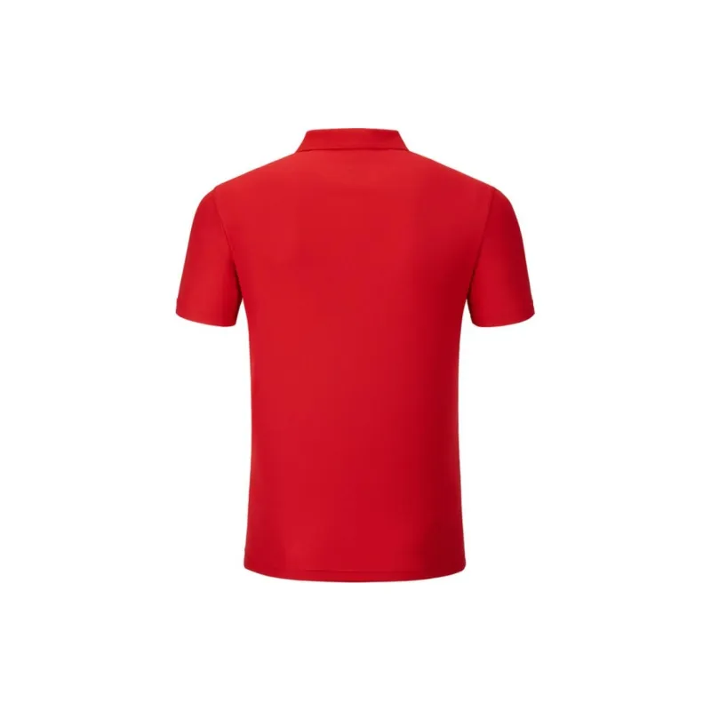 XTEP Comprehensive Training Short Sleeved Polo Shirt Men's Red-1