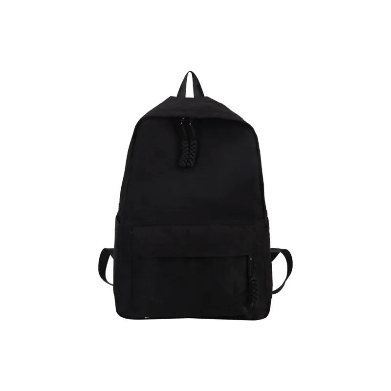 MOK Nylon Backpack Unisex White/Black/Purple/Light Green/Pink-1