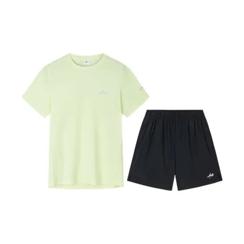 Anta Running Collection Casual Suit Women's Lemon Green/Basic Black