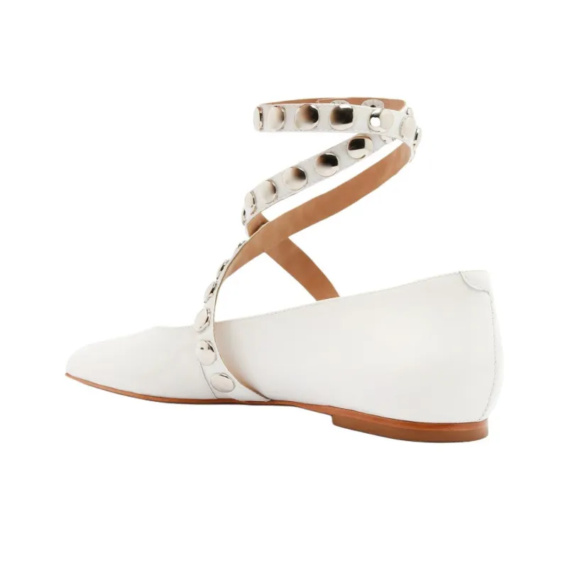 Schutz Jaycie Casual Single Shoes Women's White-4