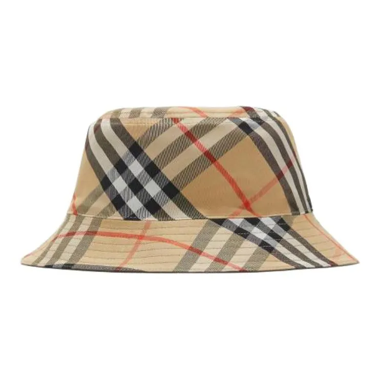 Burberry Checked Bucket Hat-2