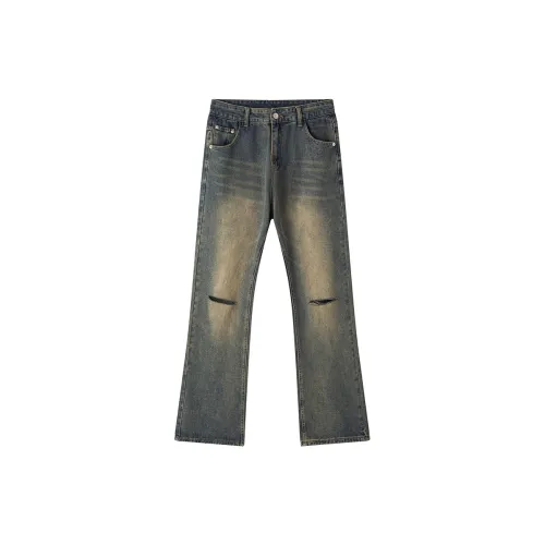 LOOX! Jeans Unisex Washed Yellow Mud