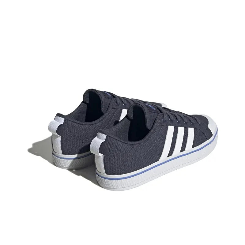 Adidas Bravada 2.0 Slip-Resistant Cushioning Low-Top Skateboard Shoes Men's Blue White-3