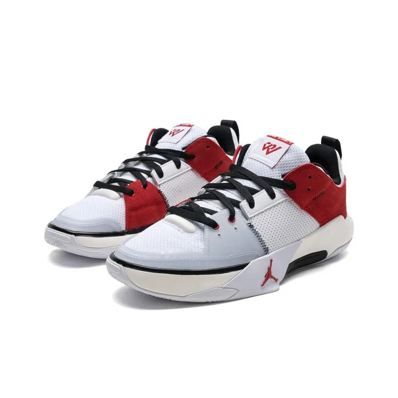 Air Jordan Westbrook One Take 5 Pf 'White Gym Red'-1