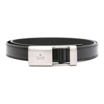 GUCCI Logo engraved Buckle Belt