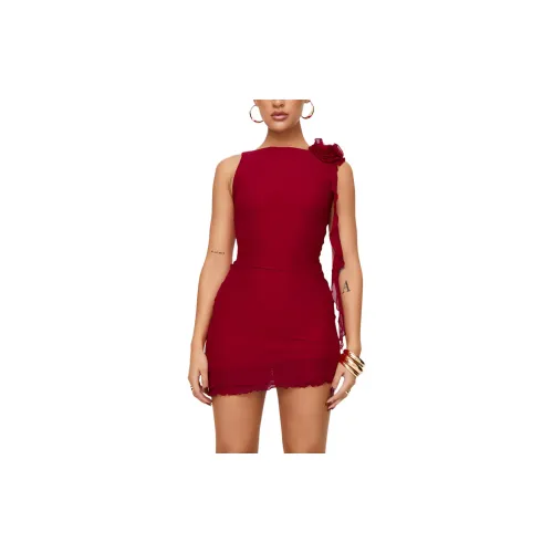 PRINCESS POLLY Sleeveless Dresses Women's Red