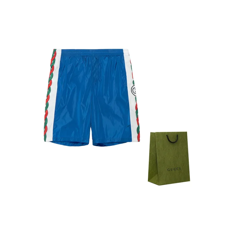 GUCCI Interlocking G Print Waterproof Nylon Shorts-2